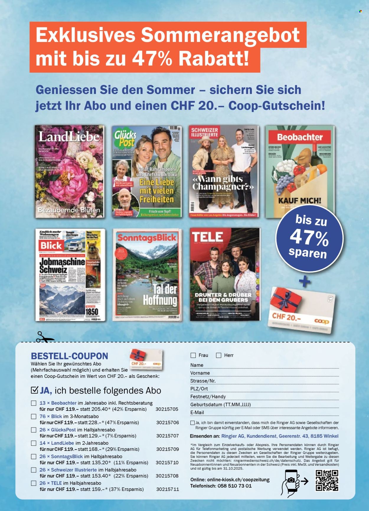 Catalogue Coop - 26.6.2025 - 2.7.2025. Page 72. Page 72