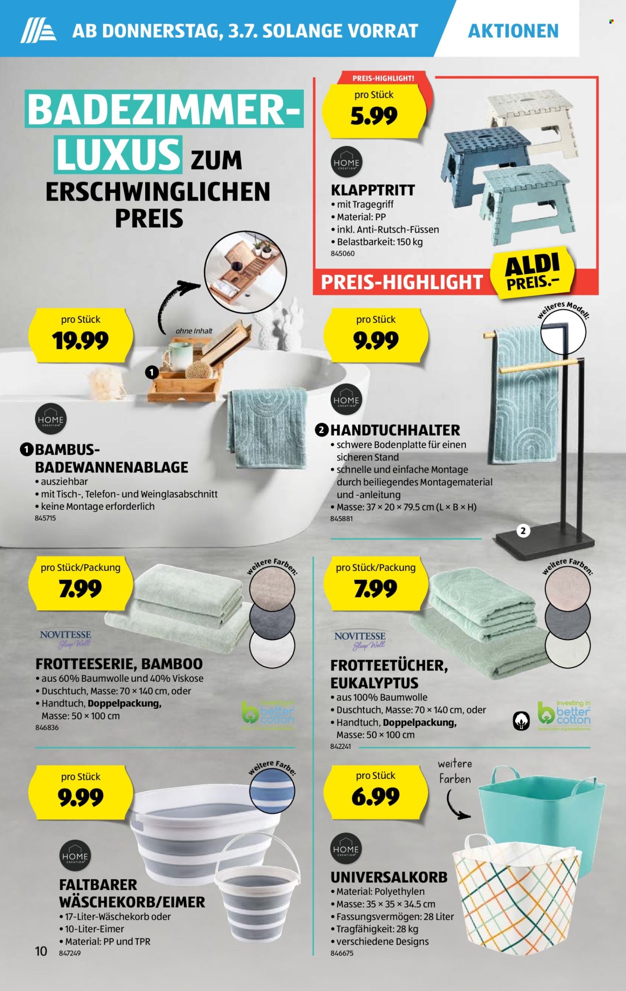 Catalogue Aldi - 3.7.2025 - 9.7.2025. Page 10. Page 10