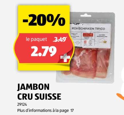JAMBON CRU SUISSE