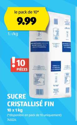 SUCRE CRISTALLISÉ FIN