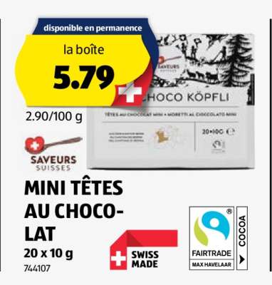 MINI TÊTES AU CHOCOLAT