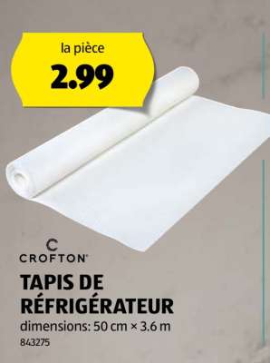 TAPIS DE RÉFRIGÉRATEUR