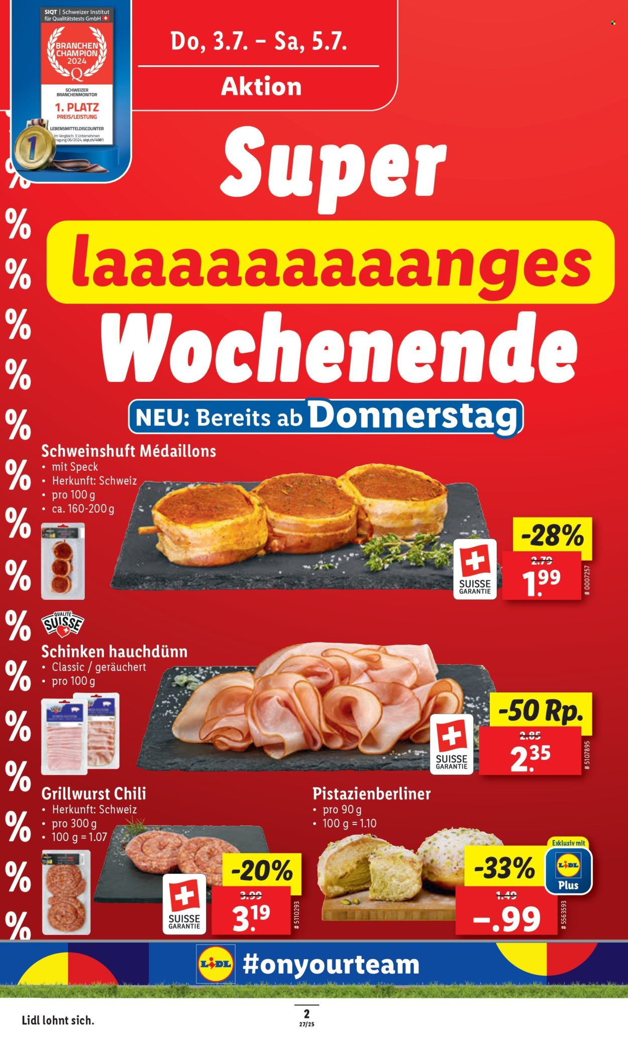 Catalogue Lidl - 3.7.2025 - 9.7.2025. Page 2. Page 2