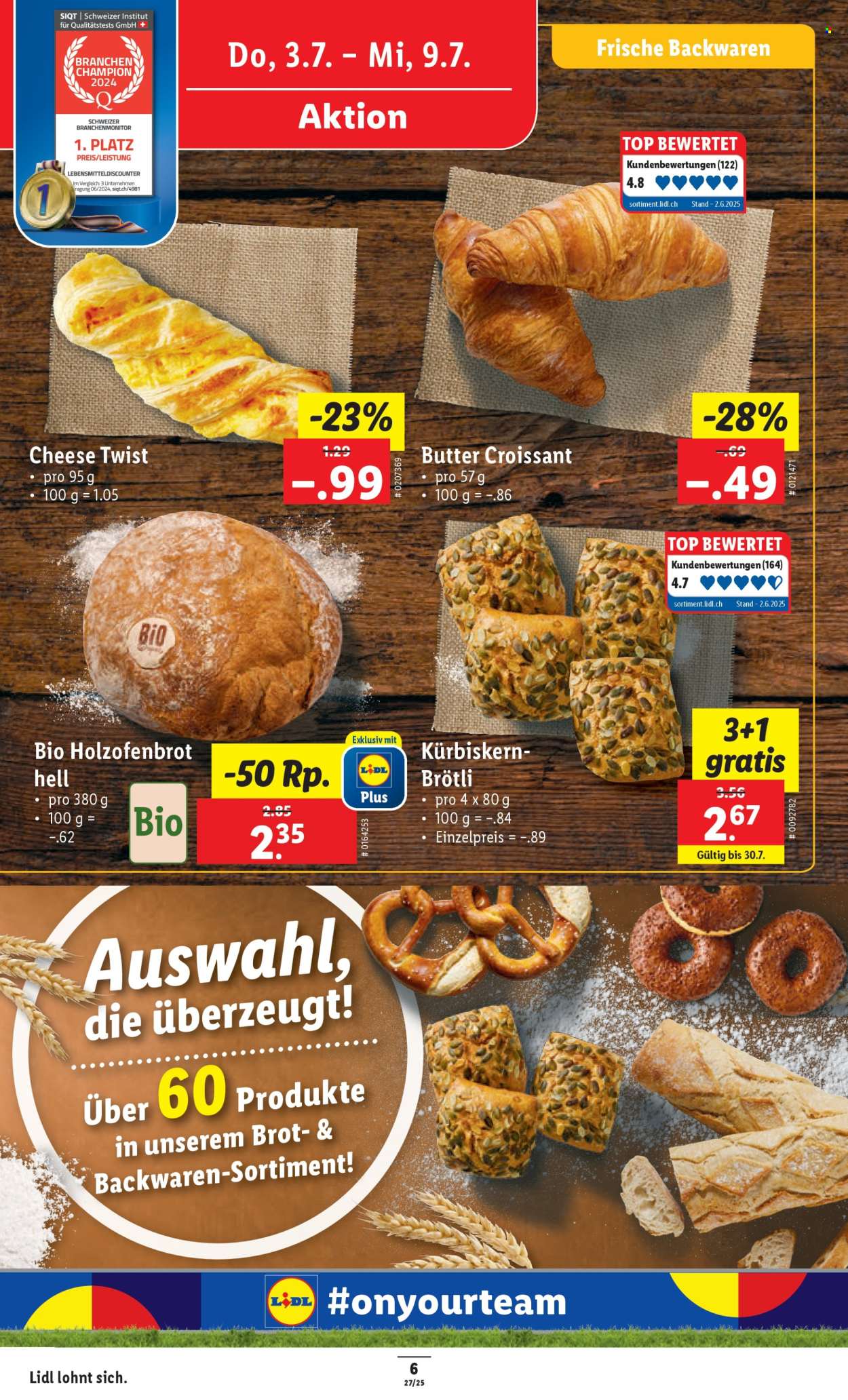 Catalogue Lidl - 3.7.2025 - 9.7.2025. Page 6. Page 6