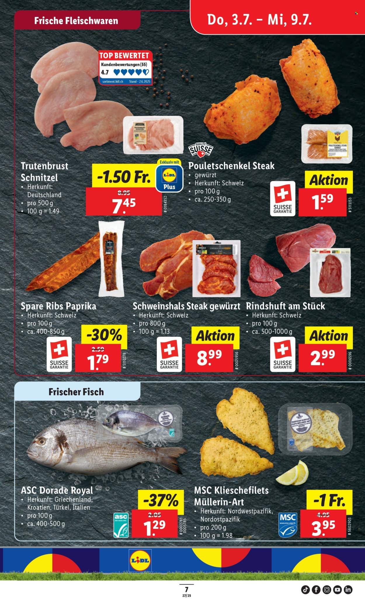 Catalogue Lidl - 3.7.2025 - 9.7.2025. Page 7. Page 7