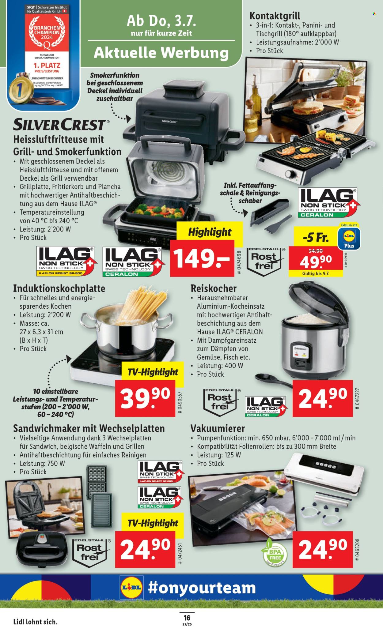 Catalogue Lidl - 3.7.2025 - 9.7.2025. Page 16. Page 16
