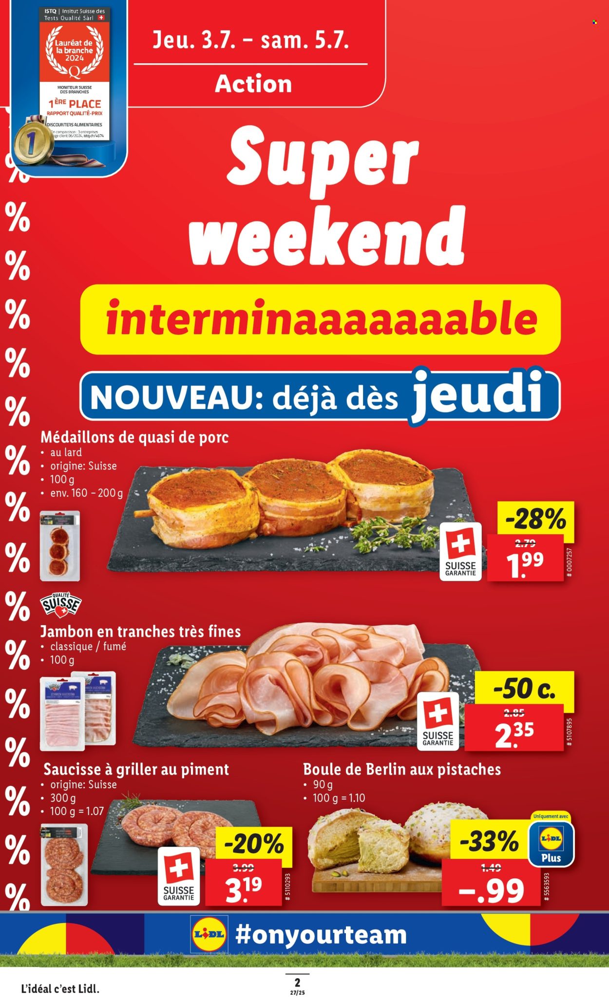 Catalogue Lidl - 3.7.2025 - 9.7.2025. Page 2. Page 2