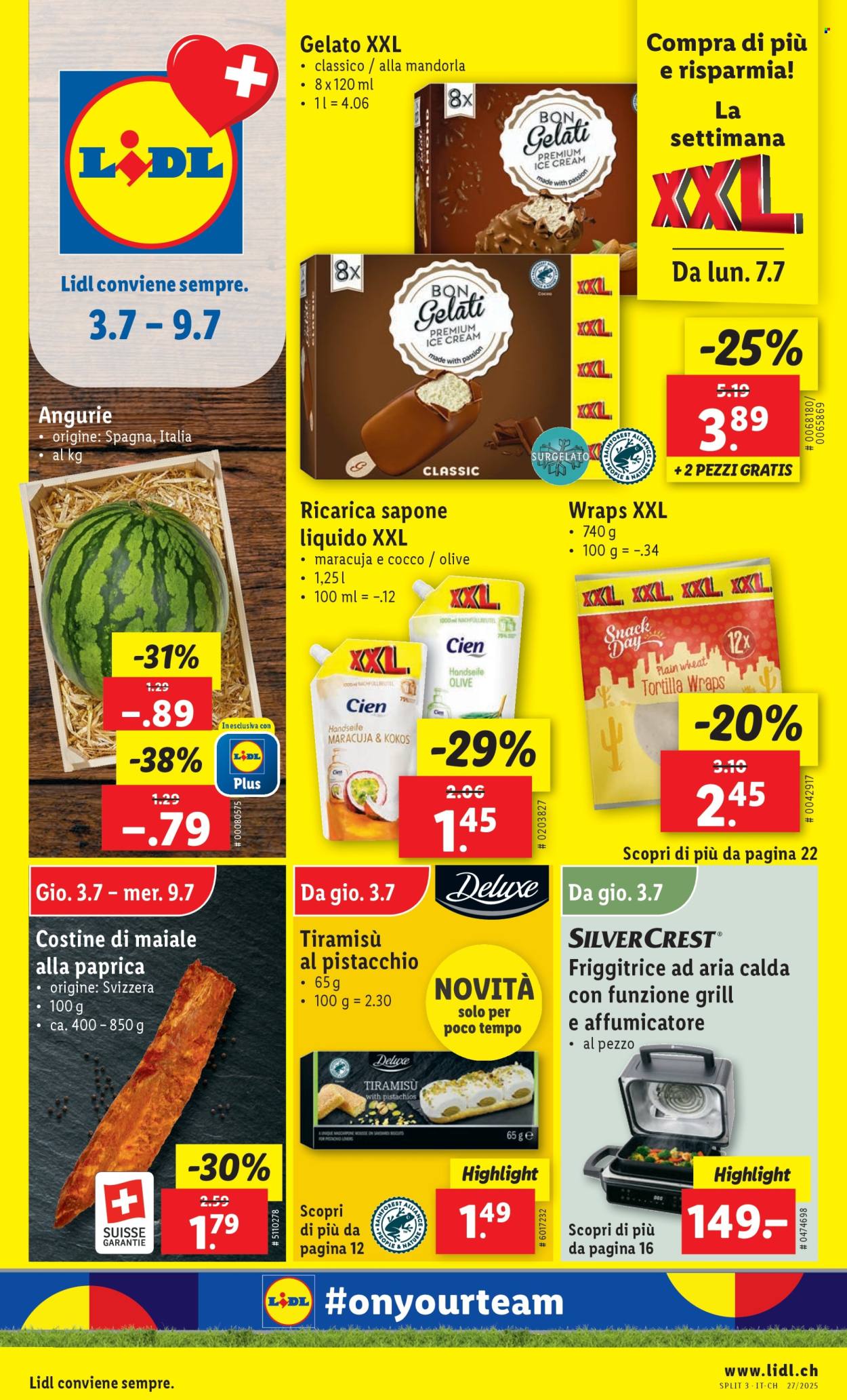 Catalogue Lidl - 3.7.2025 - 9.7.2025. Page 1. Page 1