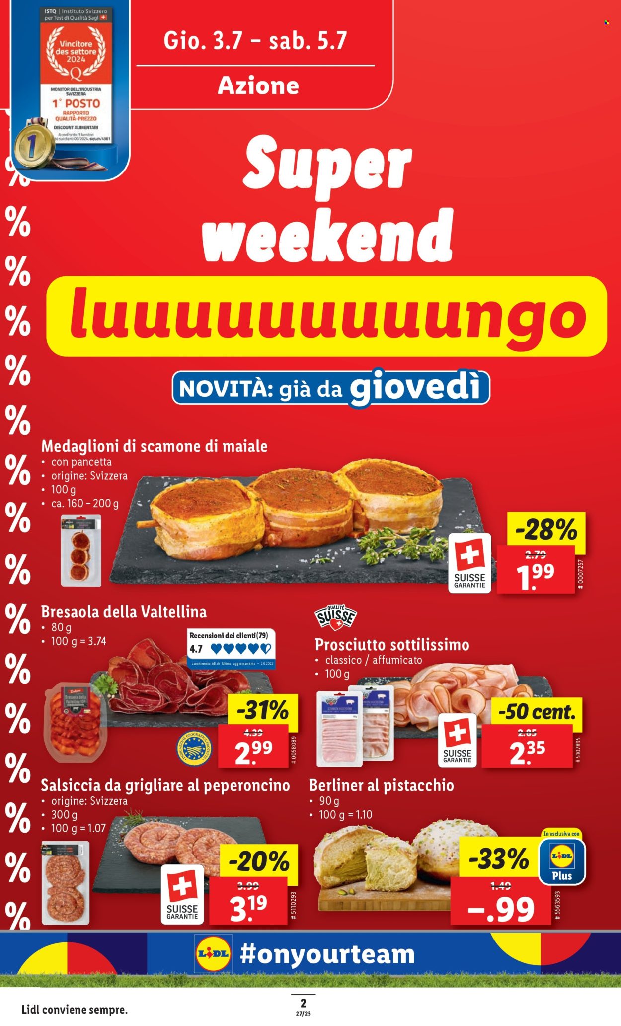 Catalogue Lidl - 3.7.2025 - 9.7.2025. Page 2. Page 2