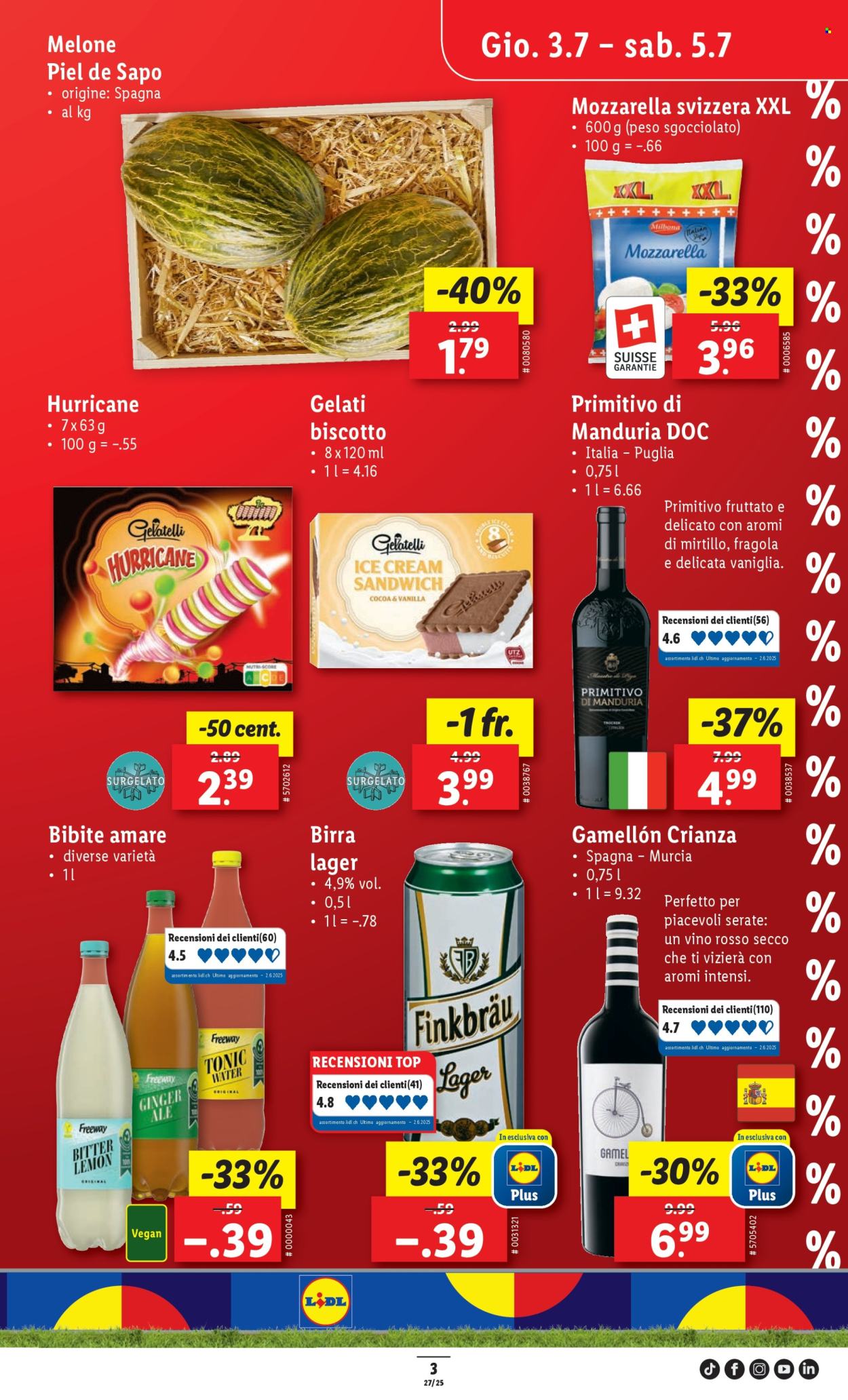 Catalogue Lidl - 3.7.2025 - 9.7.2025. Page 3. Page 3