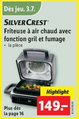 SilverCrest Friteuse à air chaud
