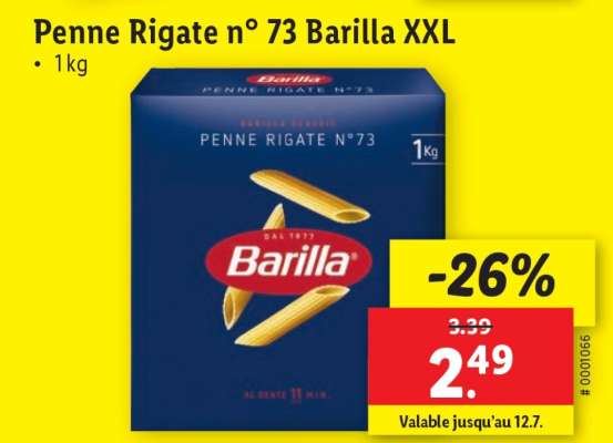Penne Rigate n° 73 Barilla XXL