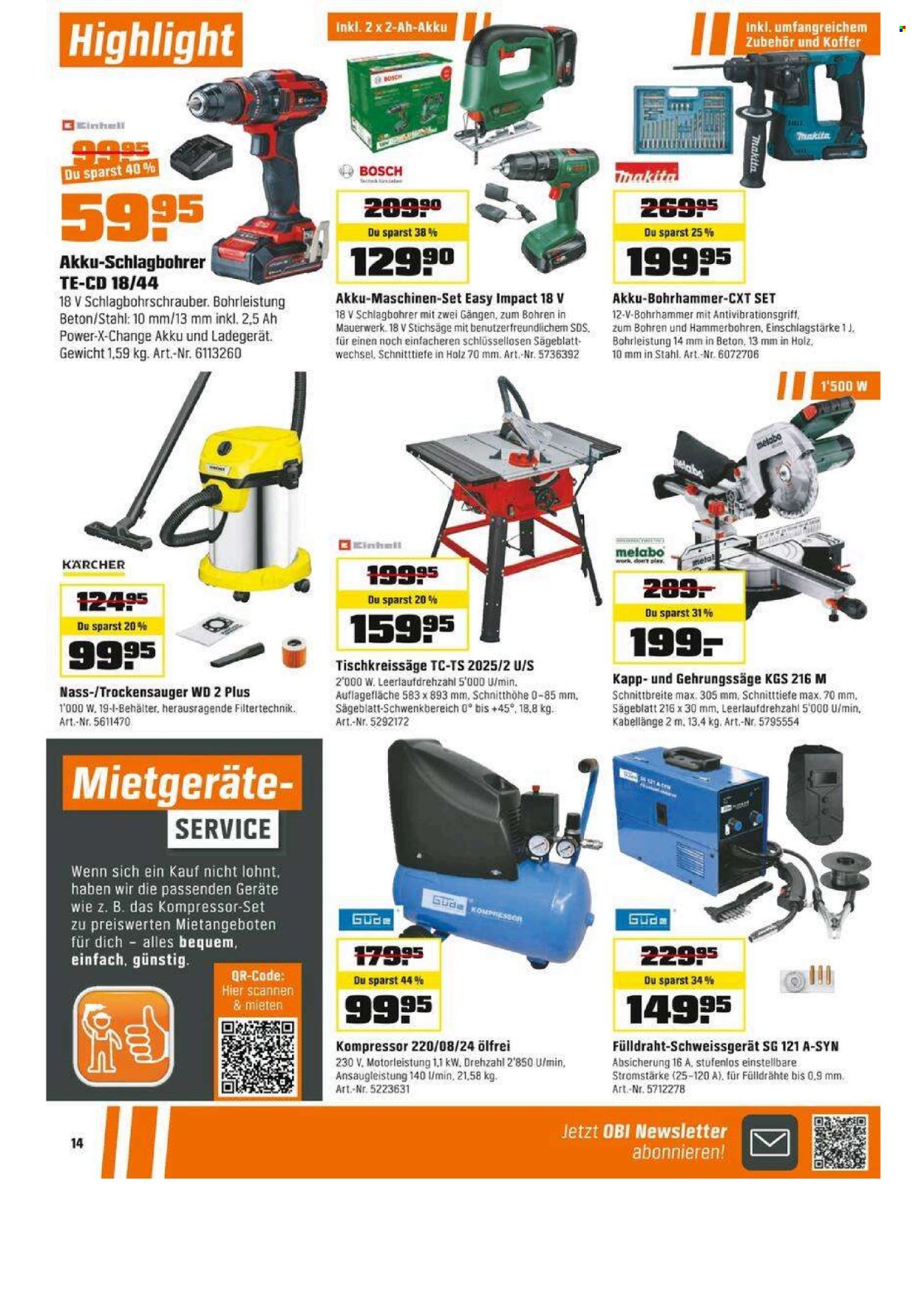 Catalogue OBI - 29.6.2025 - 19.7.2025. Page 14. Page 14