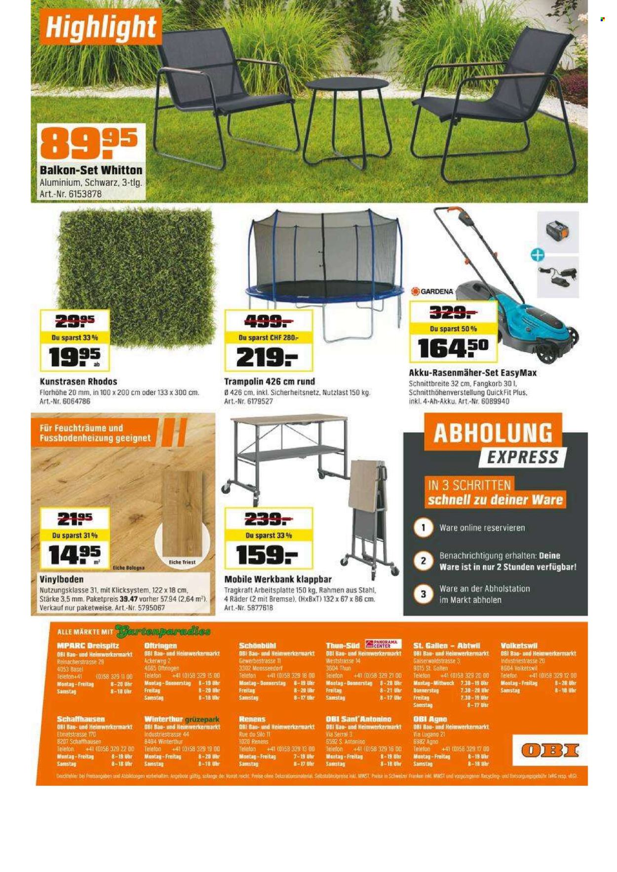 Catalogue OBI - 29.6.2025 - 19.7.2025. Page 16. Page 16