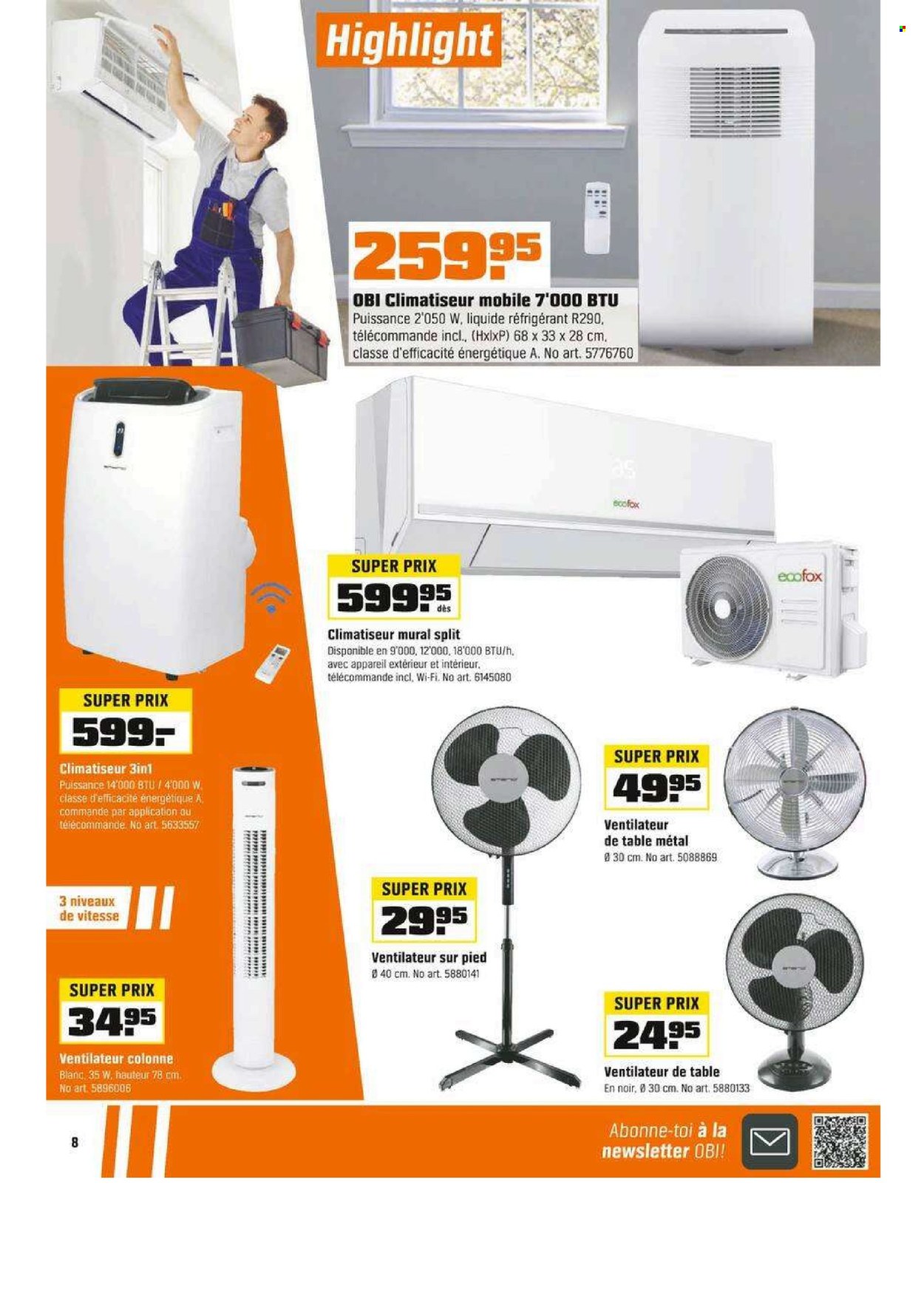 Catalogue OBI - 29.6.2025 - 17.8.2025. Page 8. Page 8