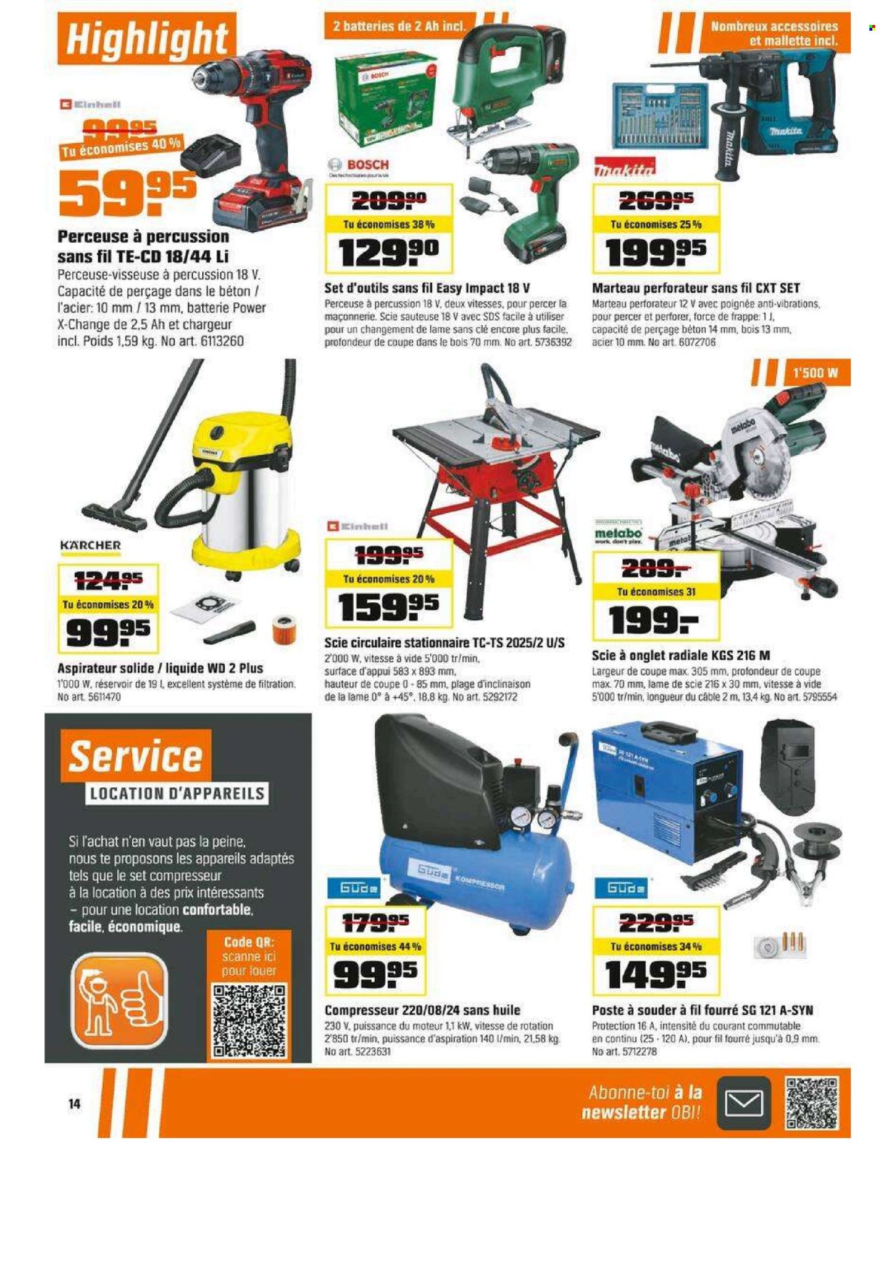 Catalogue OBI - 29.6.2025 - 17.8.2025. Page 14. Page 14