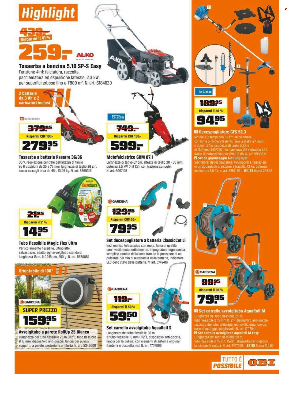 Catalogue OBI - 29.6.2025 - 19.7.2025. Page 5. Page 5
