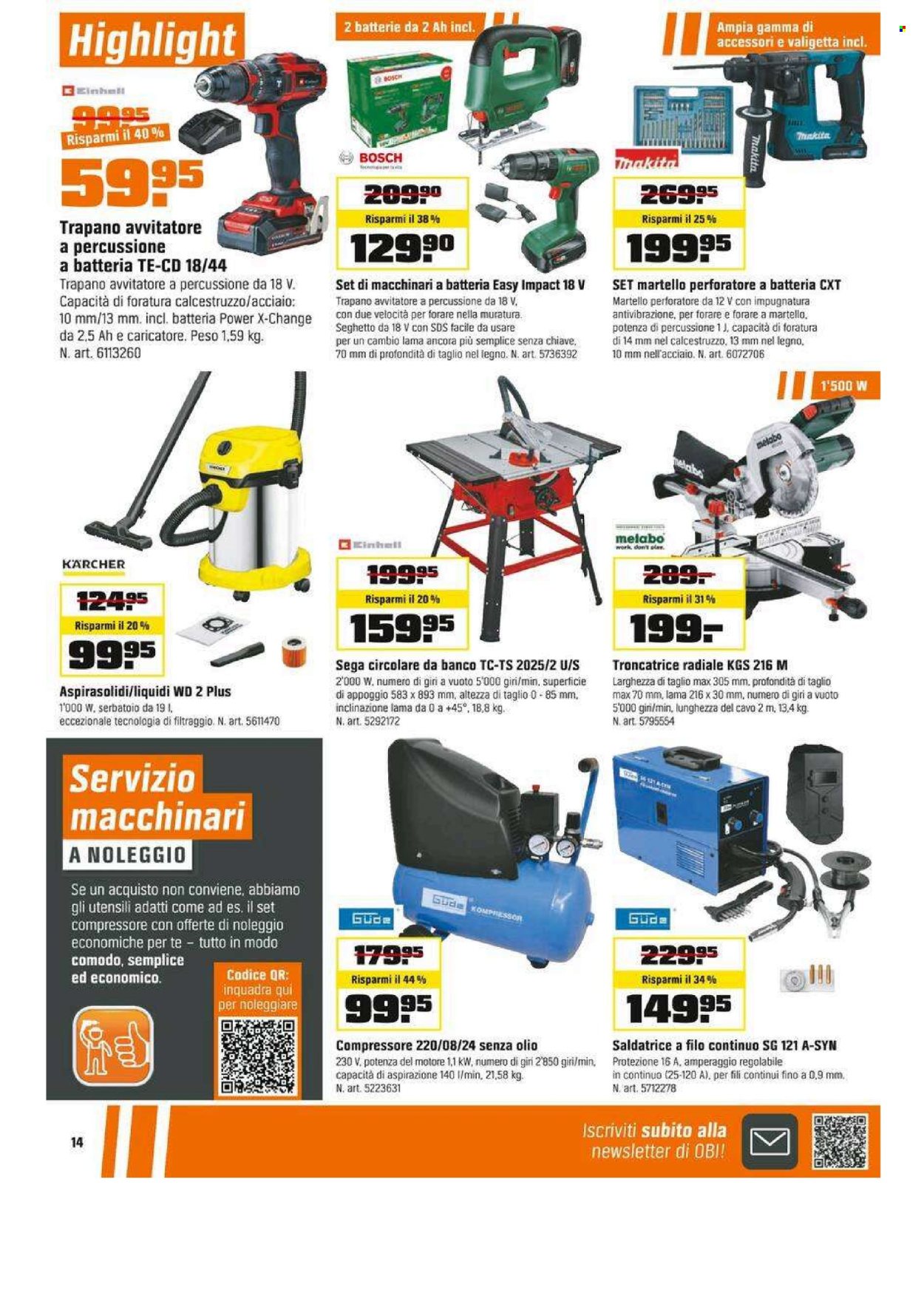 Catalogue OBI - 29.6.2025 - 19.7.2025. Page 14. Page 14