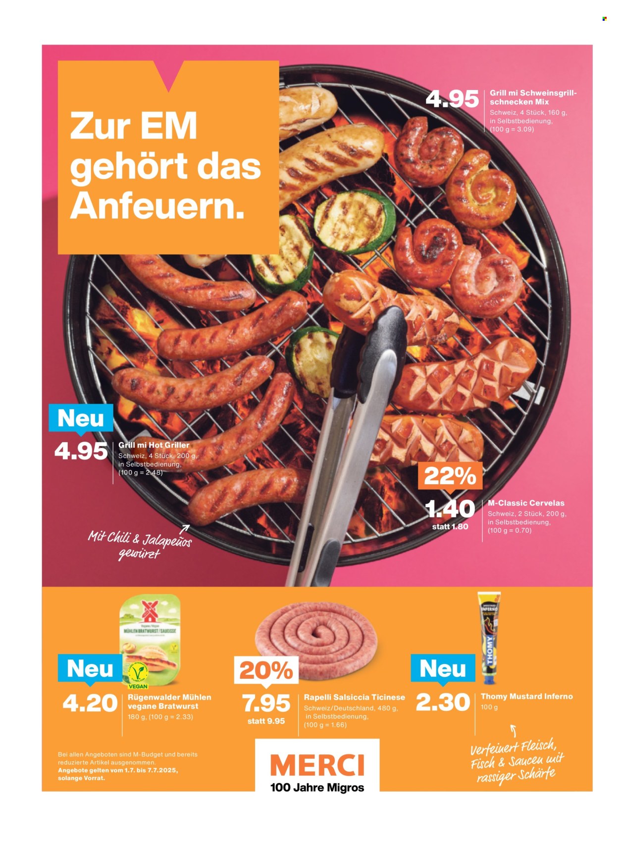 Catalogue Migros - 1.7.2025 - 7.7.2025. Page 4. Page 4