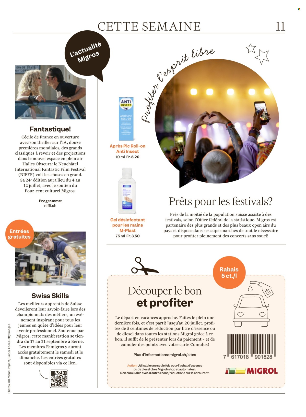 Catalogue Migros - 1.7.2025 - 7.7.2025. Page 11. Page 11
