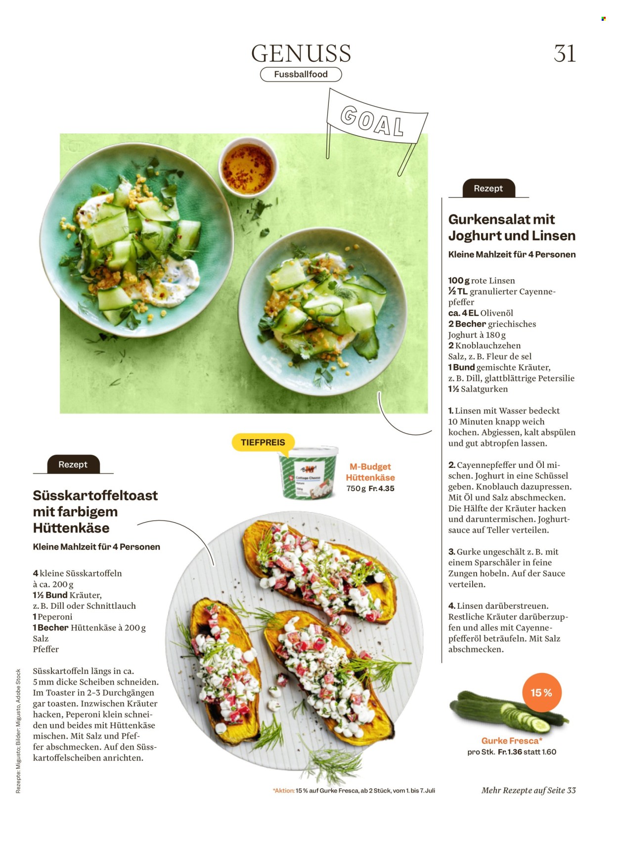Catalogue Migros - 1.7.2025 - 7.7.2025. Page 31. Page 31