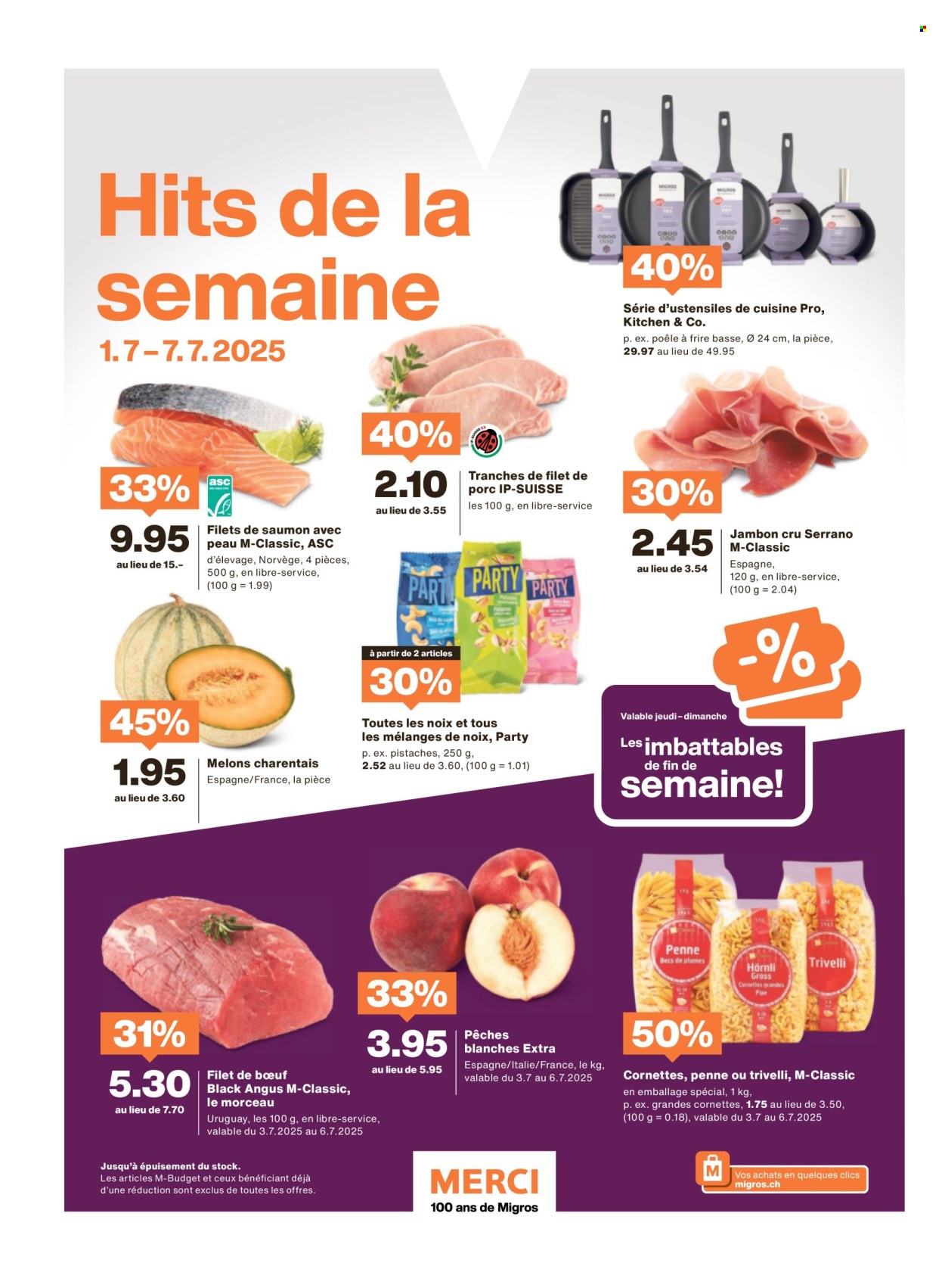 Catalogue Migros - 1.7.2025 - 7.7.2025. Page 48. Page 48