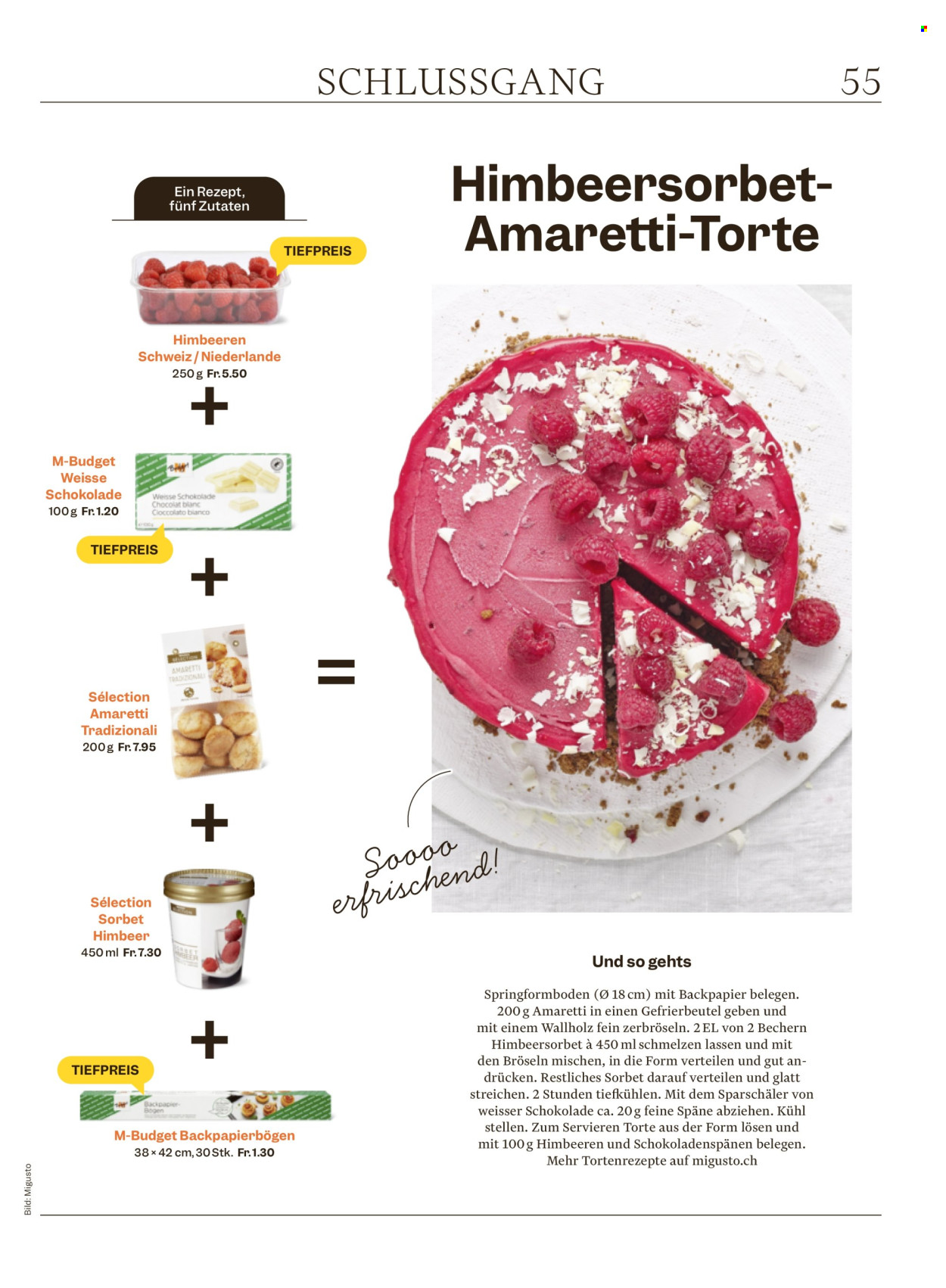 Catalogue Migros - 1.7.2025 - 7.7.2025. Page 55. Page 55