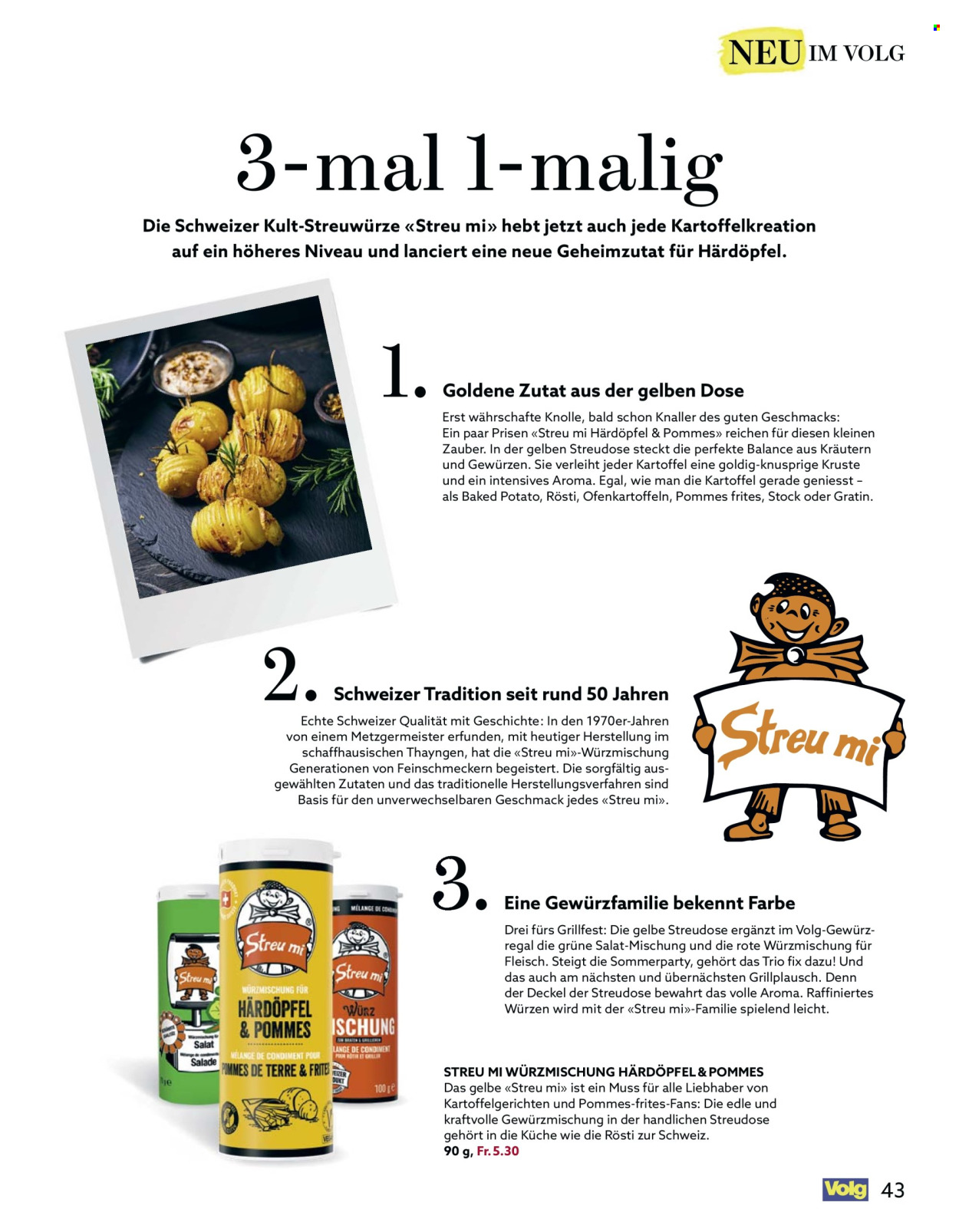 Catalogue Volg - 1.7.2025 - 31.7.2025. Page 43. Page 43