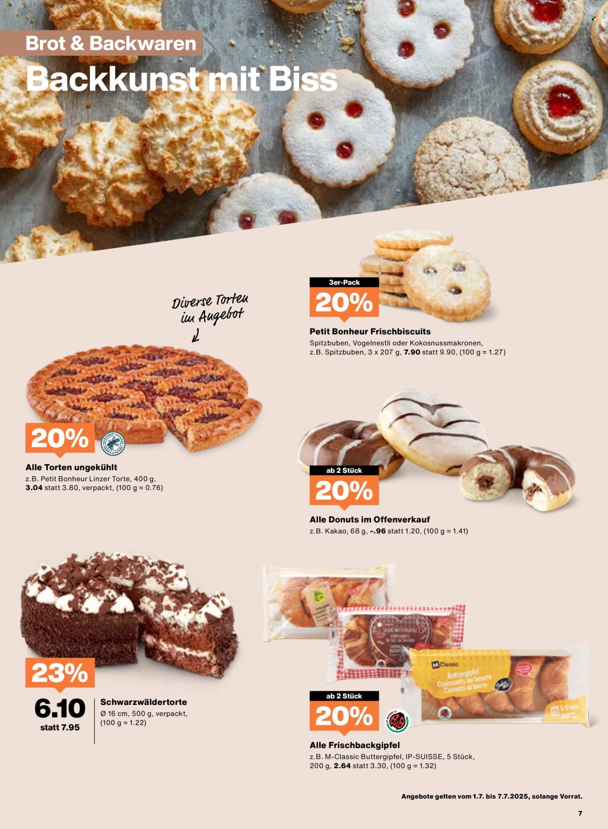 Catalogue Migros - 1.7.2025 - 7.7.2025. Page 7. Page 7