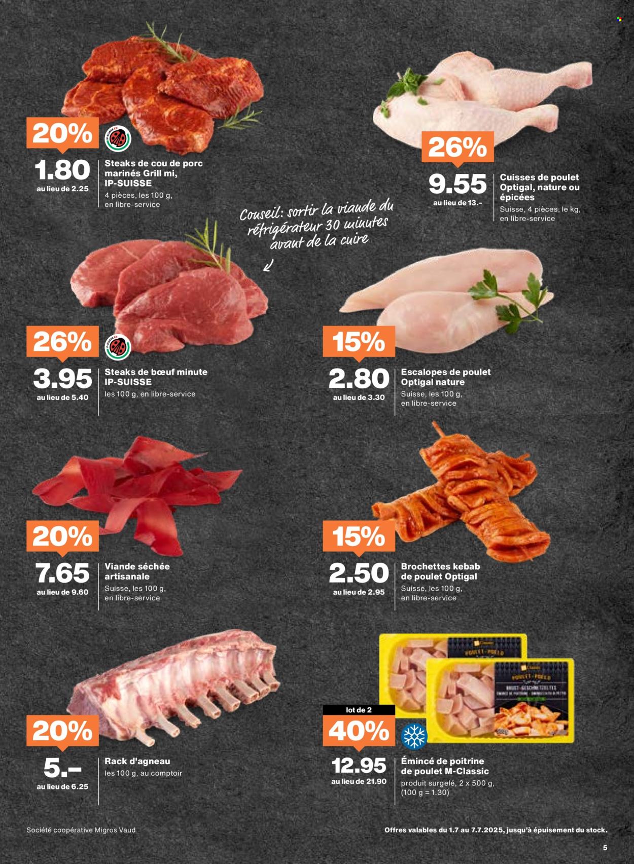Catalogue Migros - 1.7.2025 - 7.7.2025. Page 5. Page 5