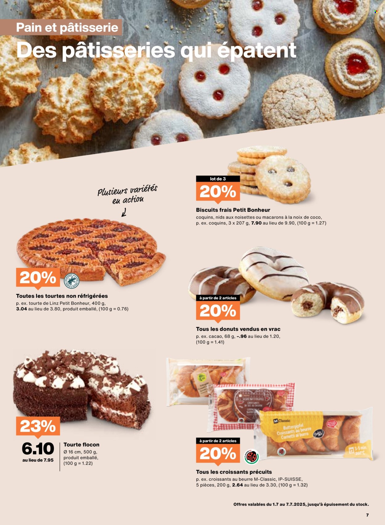 Catalogue Migros - 1.7.2025 - 7.7.2025. Page 7. Page 7