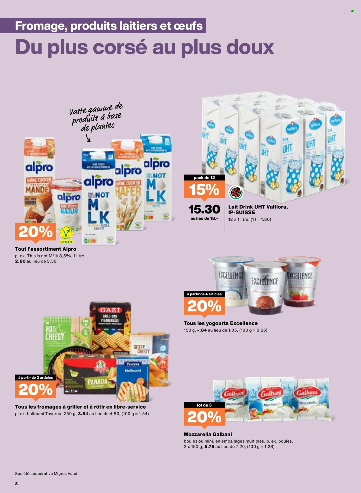 Catalogue Migros - 1.7.2025 - 7.7.2025. Page 8. Page 8