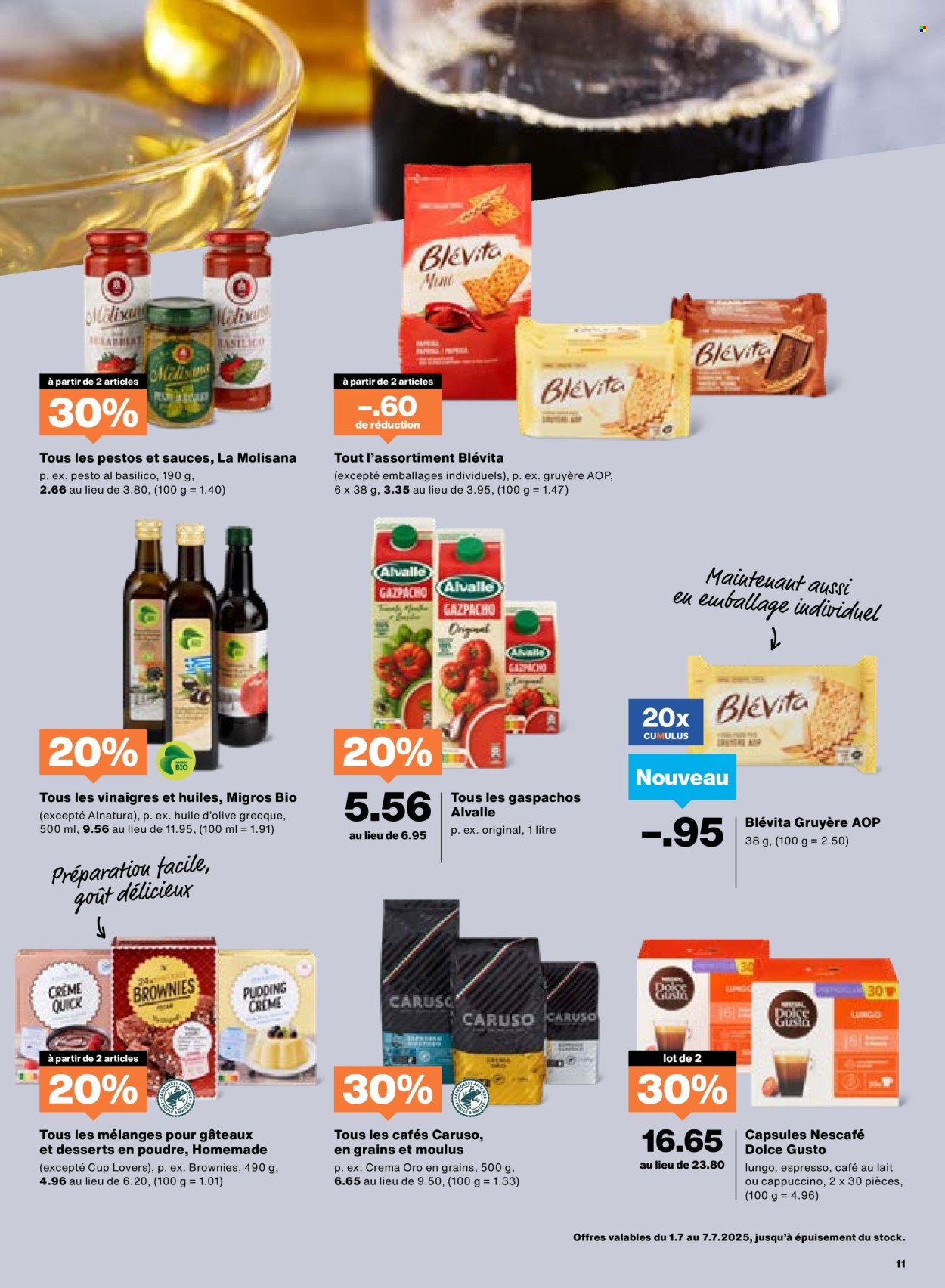 Catalogue Migros - 1.7.2025 - 7.7.2025. Page 11. Page 11