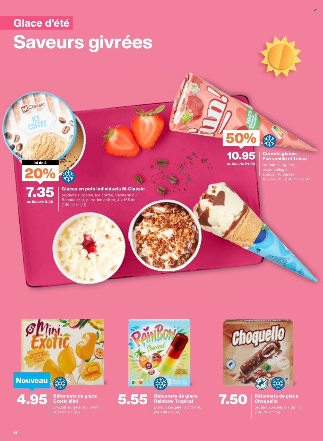 Catalogue Migros - 1.7.2025 - 7.7.2025. Page 14. Page 14