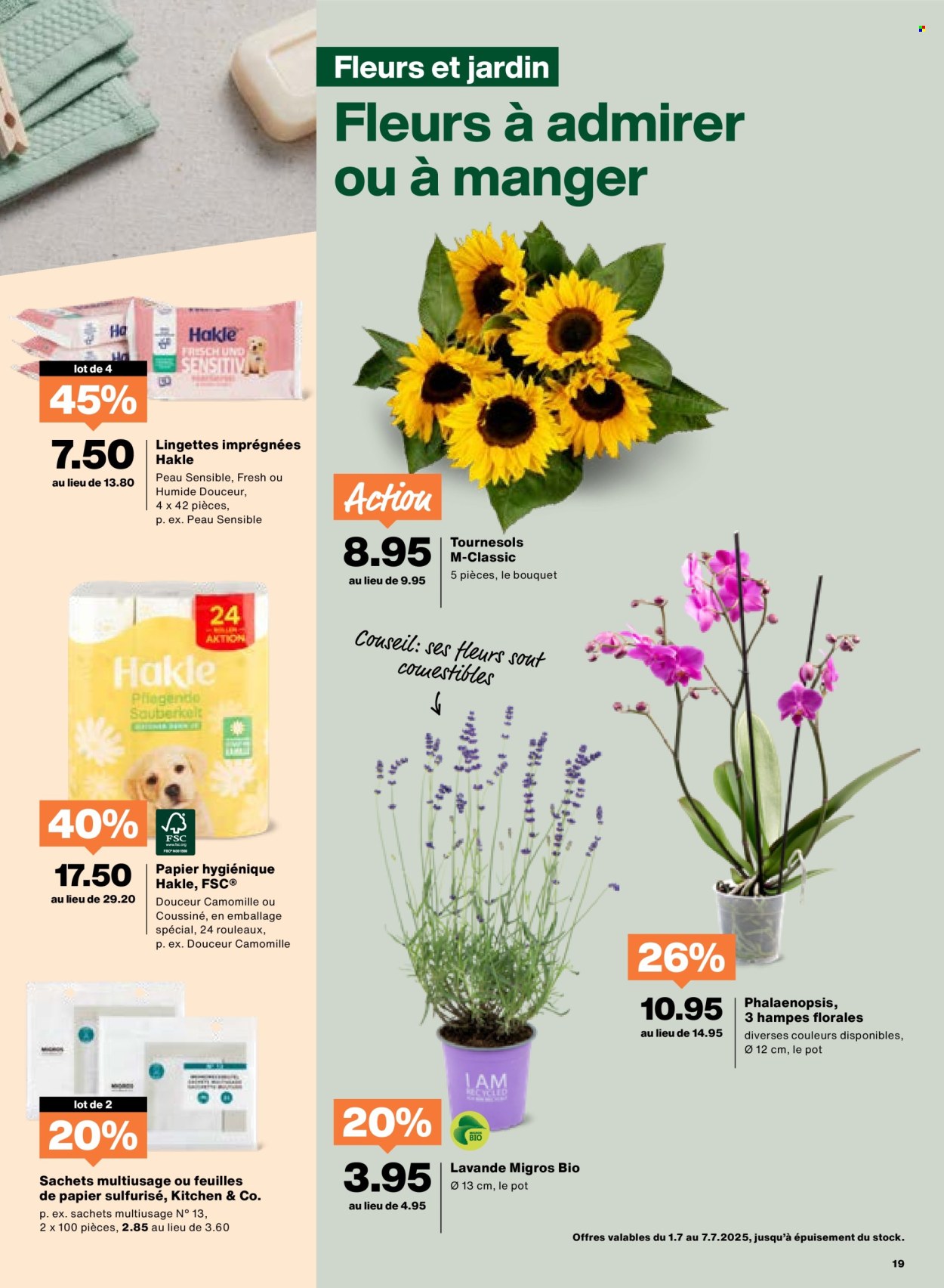 Catalogue Migros - 1.7.2025 - 7.7.2025. Page 19. Page 19