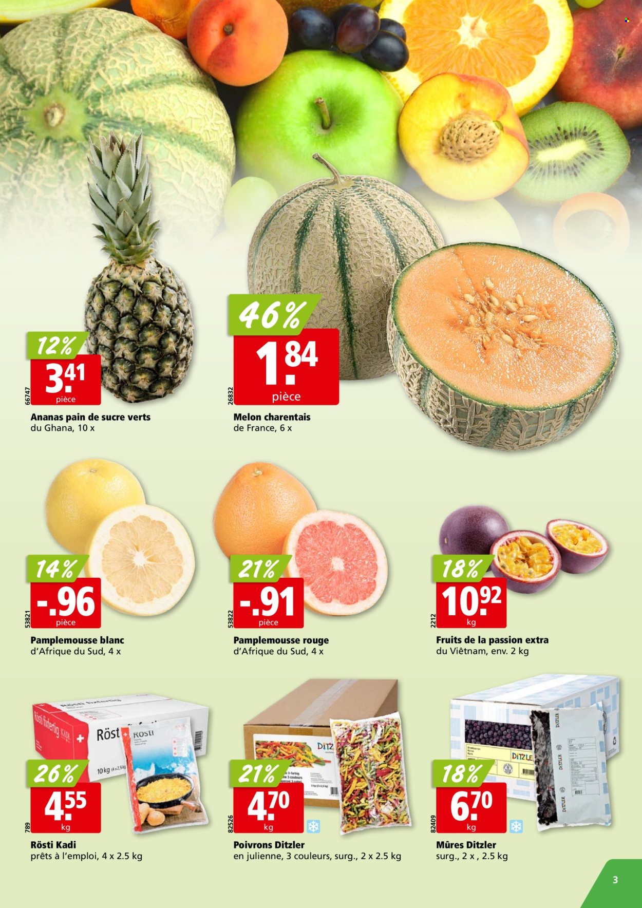 Catalogue Migros - 1.7.2025 - 7.7.2025. Page 3. Page 3