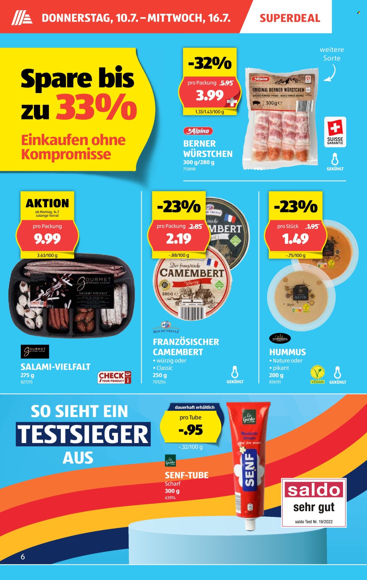 Catalogue Aldi - 10.7.2025 - 16.7.2025. Page 6. Page 6