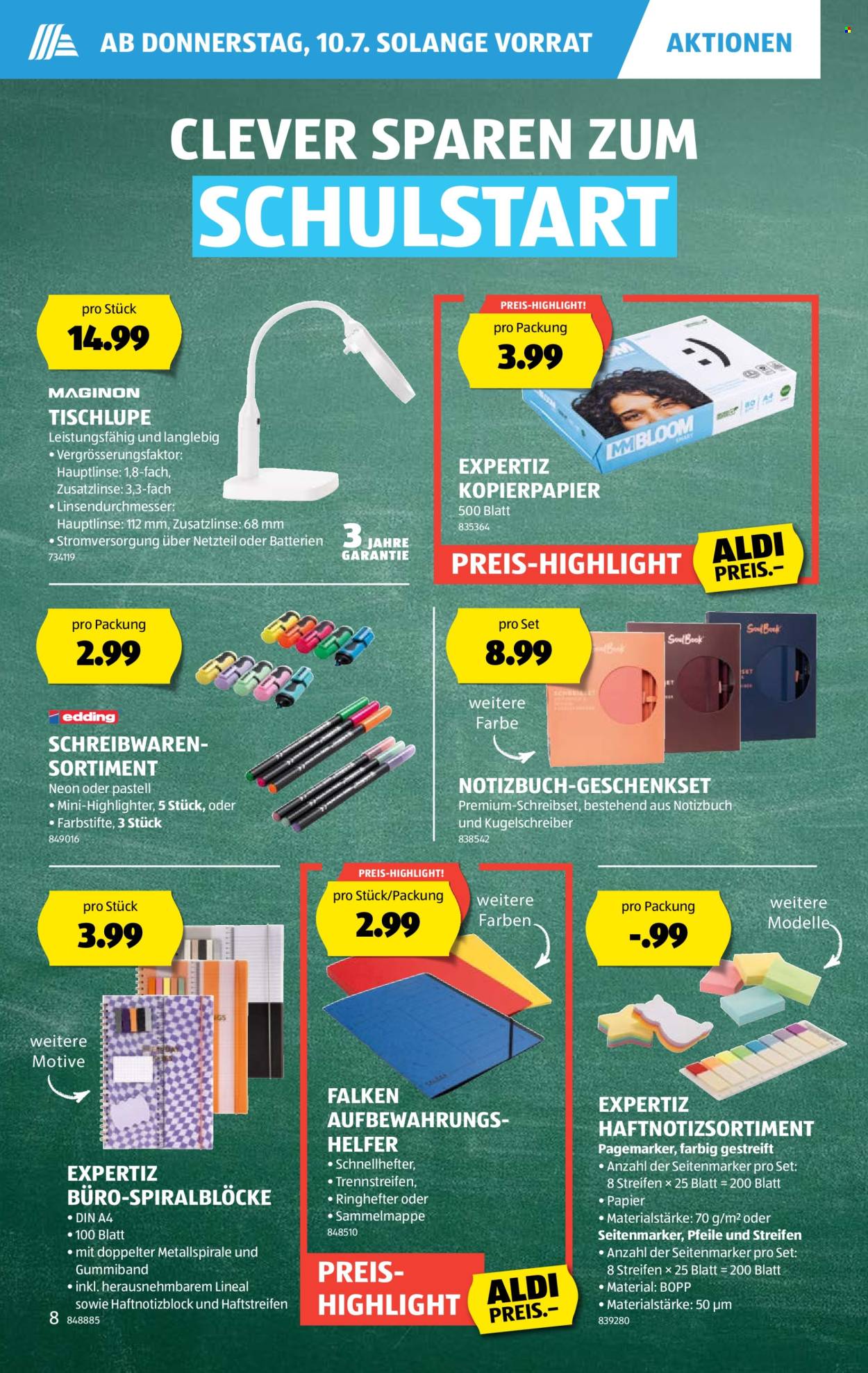 Catalogue Aldi - 10.7.2025 - 16.7.2025. Page 8. Page 8