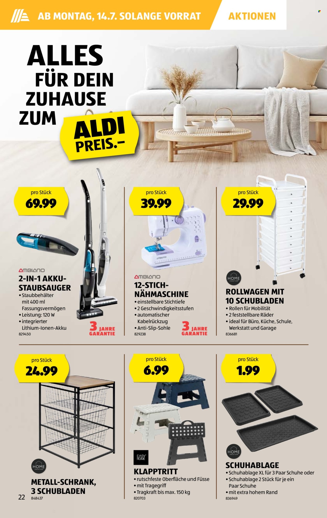 Catalogue Aldi - 10.7.2025 - 16.7.2025. Page 22. Page 22