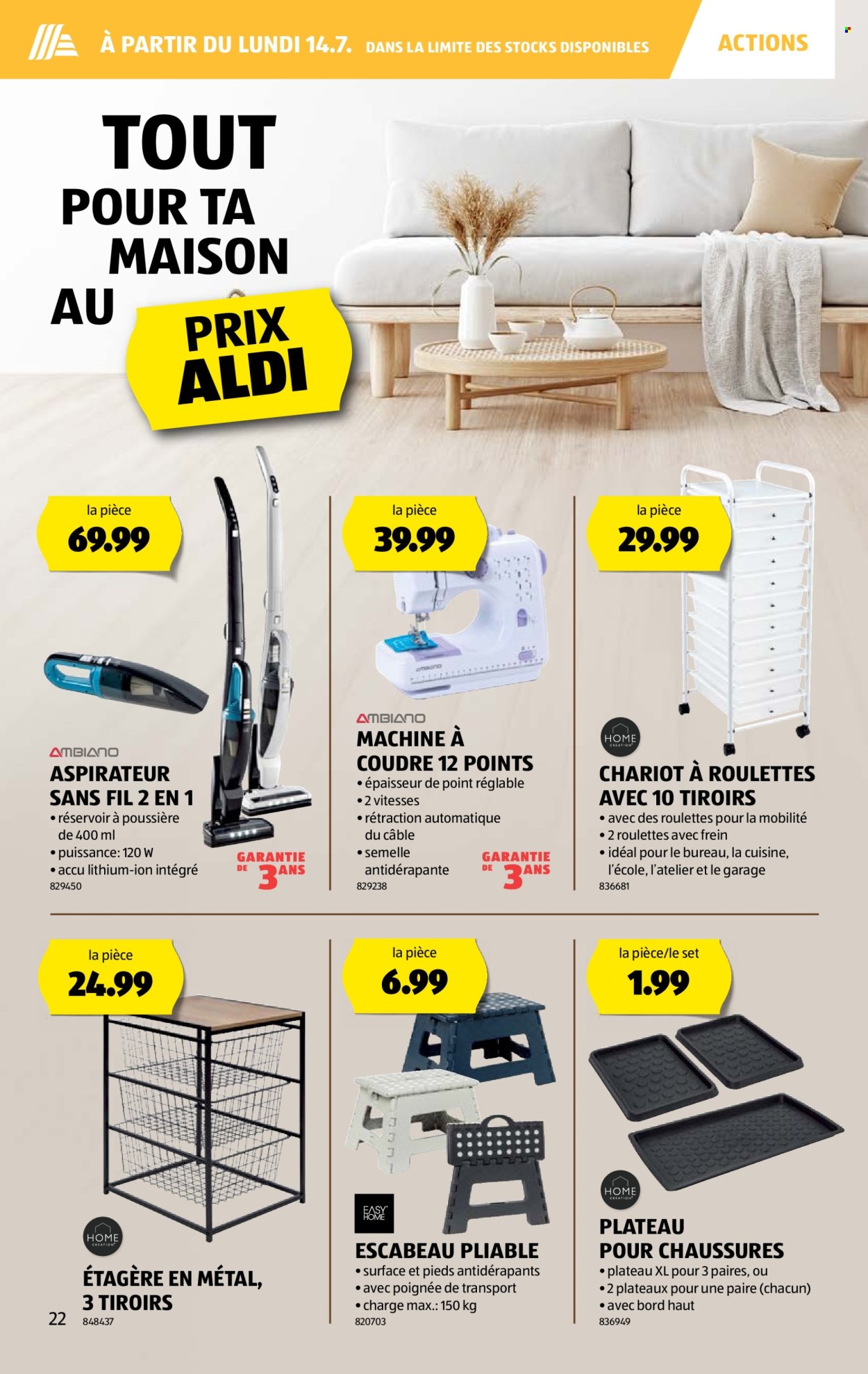 Catalogue Aldi - 10.7.2025 - 16.7.2025. Page 22. Page 22