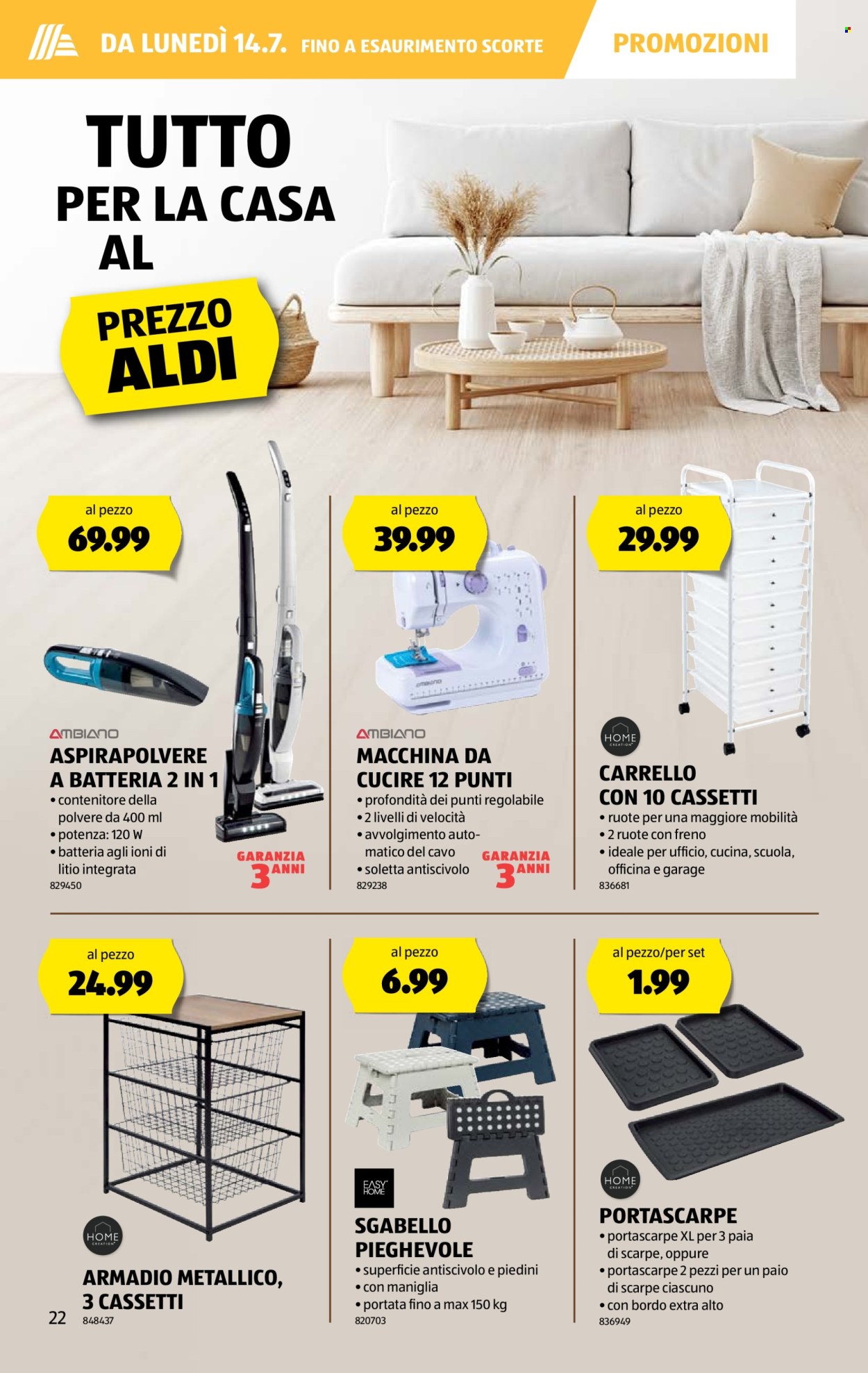 Catalogue Aldi - 10.7.2025 - 16.7.2025. Page 22. Page 22