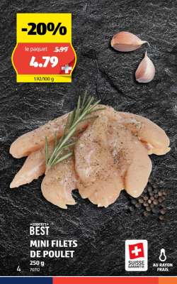 BEST MINI FILETS DE POULET