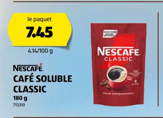 NESCAFÉ CAFÉ SOLUBLE CLASSIC
