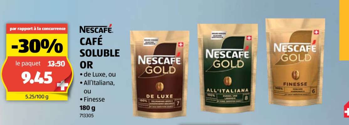 NESCAFÉ CAFÉ SOLUBLE OR