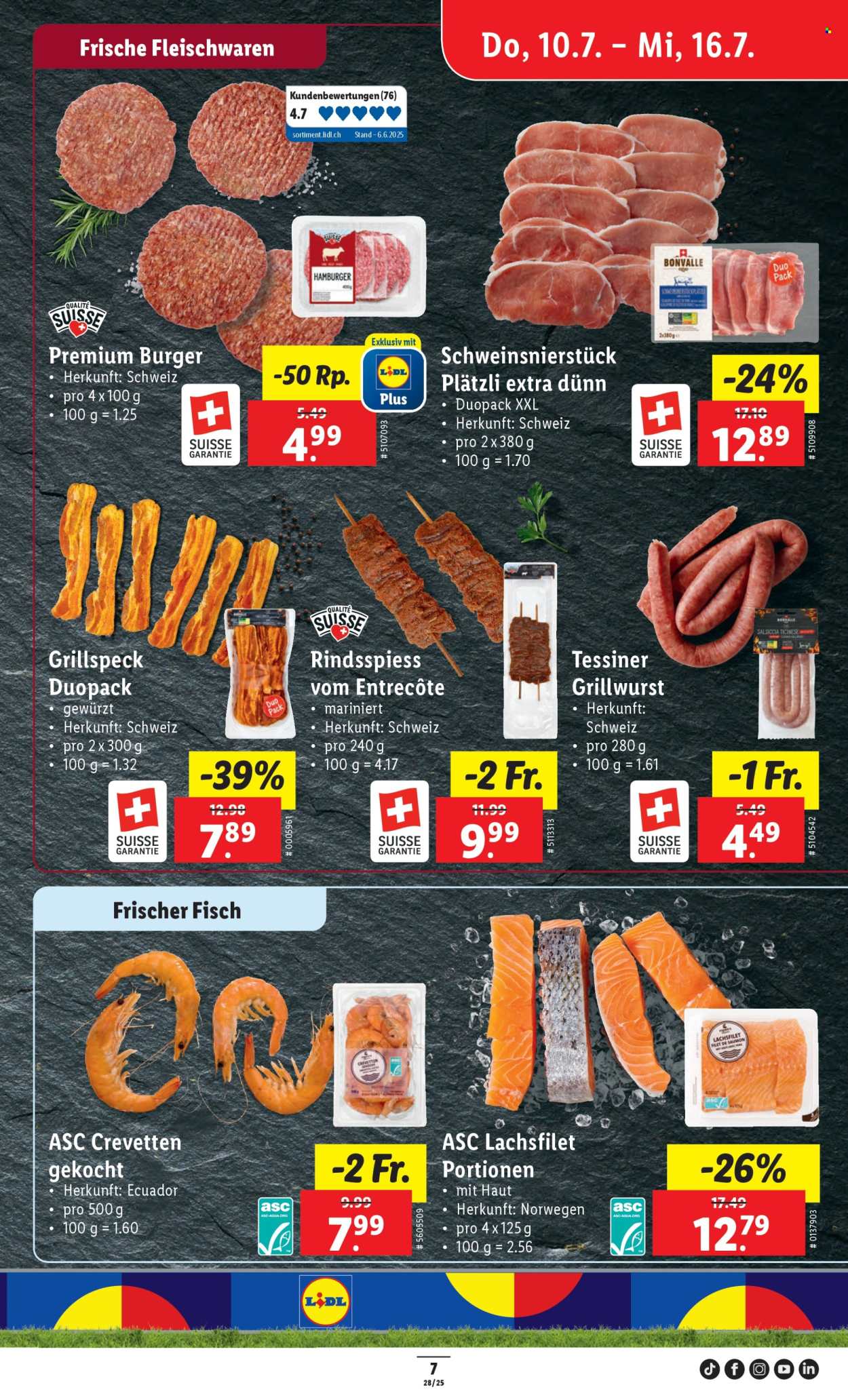 Catalogue Lidl - 10.7.2025 - 16.7.2025. Page 7. Page 7