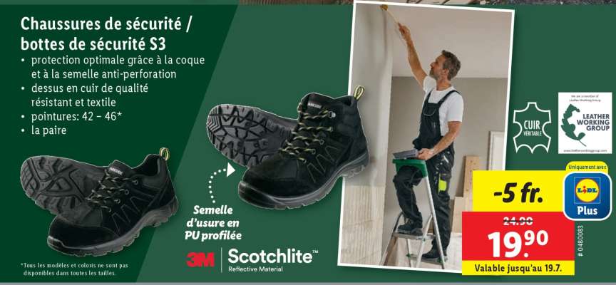 Chaussures de sécurité / bottes de sécurité S3