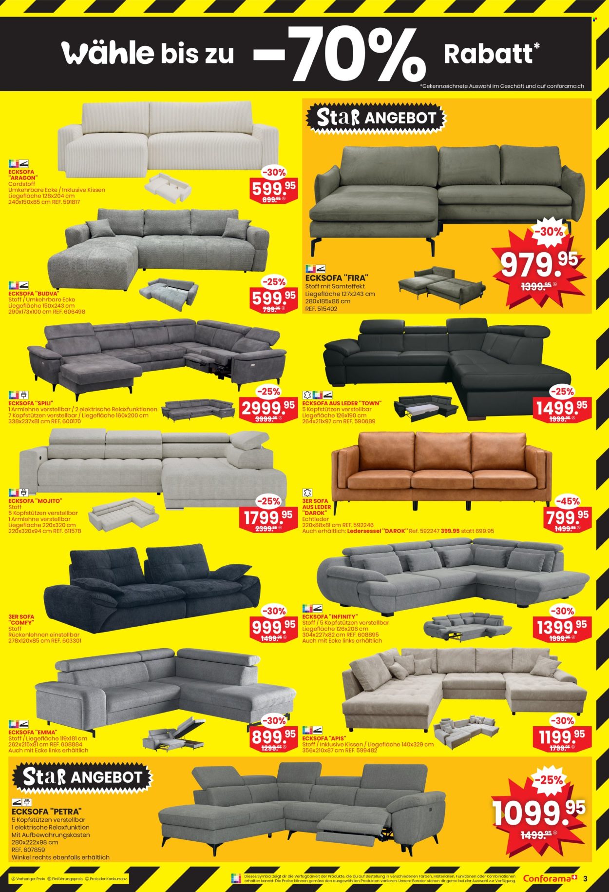 Catalogue Conforama - 9.7.2025 - 22.7.2025. Page 3. Page 3
