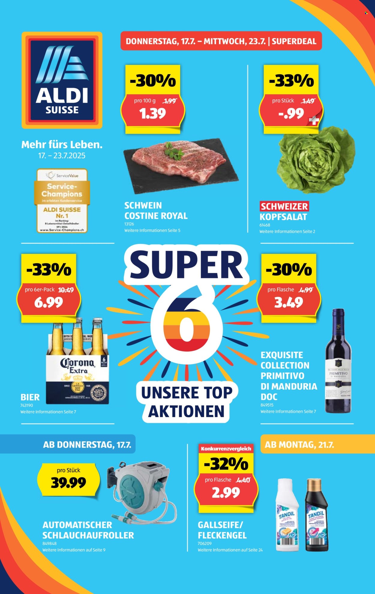 Catalogue Aldi - 17.7.2025 - 23.7.2025. Page 1. Page 1