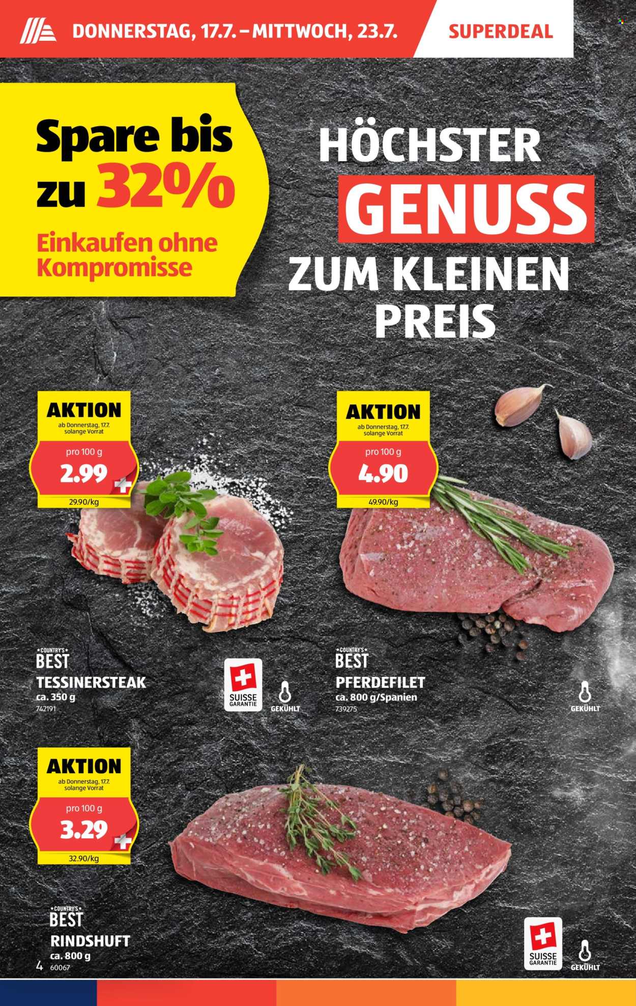 Catalogue Aldi - 17.7.2025 - 23.7.2025. Page 4. Page 4