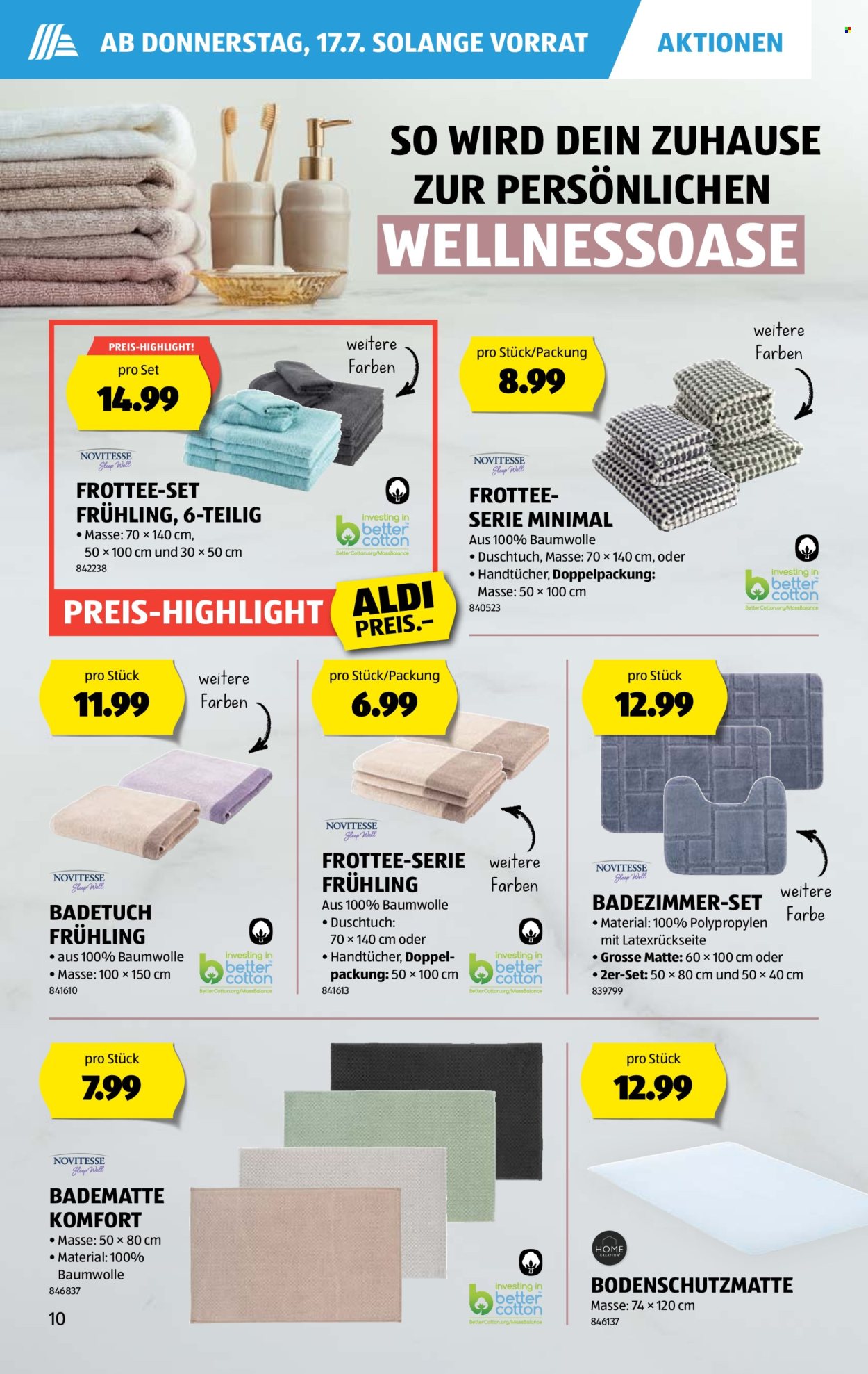 Catalogue Aldi - 17.7.2025 - 23.7.2025. Page 10. Page 10